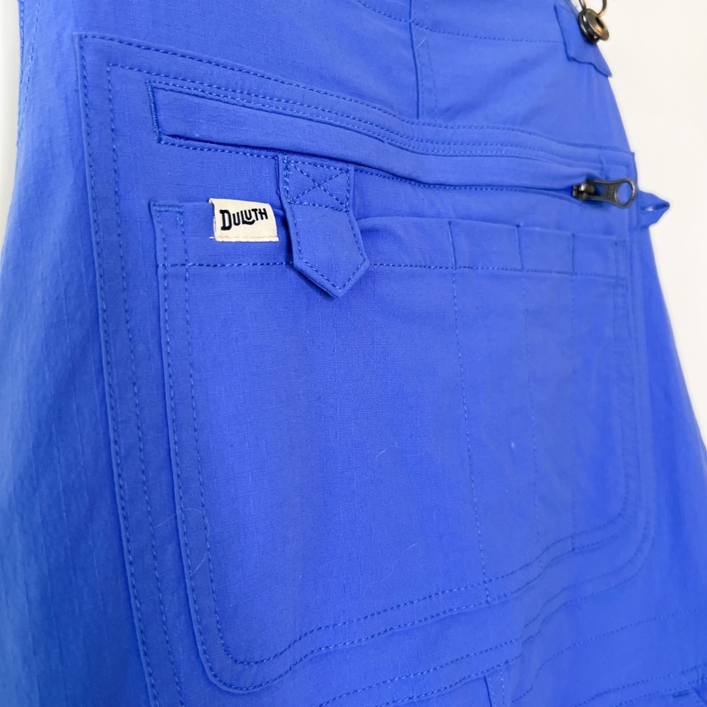 Duluth Trading Co Royal Blue Women's Overalls - Picture 3 of 10